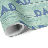 パパの包装紙の流木のビーチ。 ヒスイ ラッピングペーパー (ロールコーナー)