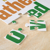 パパの単語の雲の文字の父の日のタイポグラフィ ジグソーパズル (側面)