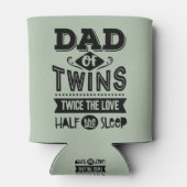 パパの双子の愛の半分の眠り 缶クーラー (裏面)