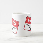 パパの名札 コーヒーマグカップ (中央)