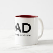 パパの回文 ツートーンマグカップ (正面右)