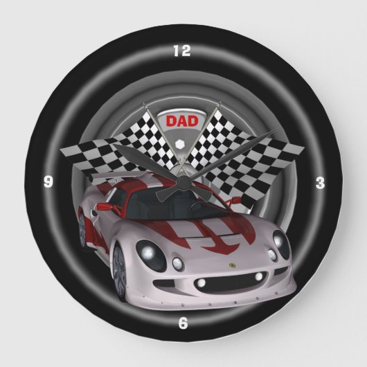 パパの壁掛け時計 ラージ壁時計 (正面)