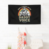 パパの声ゲイLGBTQを使用しない 横断幕 (インサイチュ)