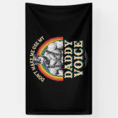 パパの声ゲイLGBTQを使用しない 横断幕 (縦)