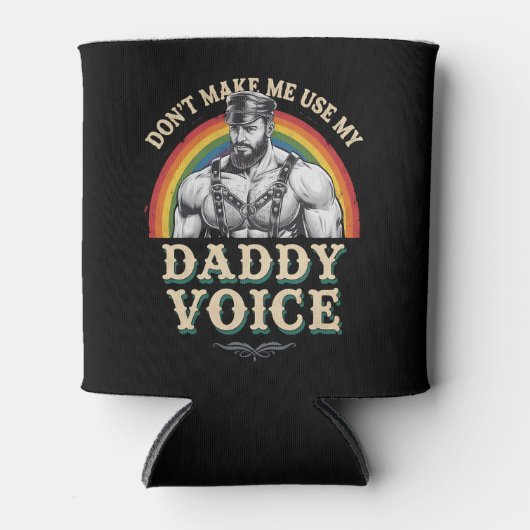 パパの声ゲイLGBTQを使用しない 缶クーラー (正面)