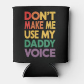 パパの声LGBTを使わせないゲイプライド 缶クーラー (正面)