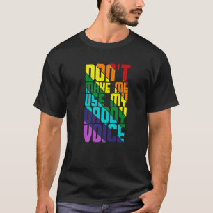 パパの声LGBTQフラッグゲイLes Tシャツ