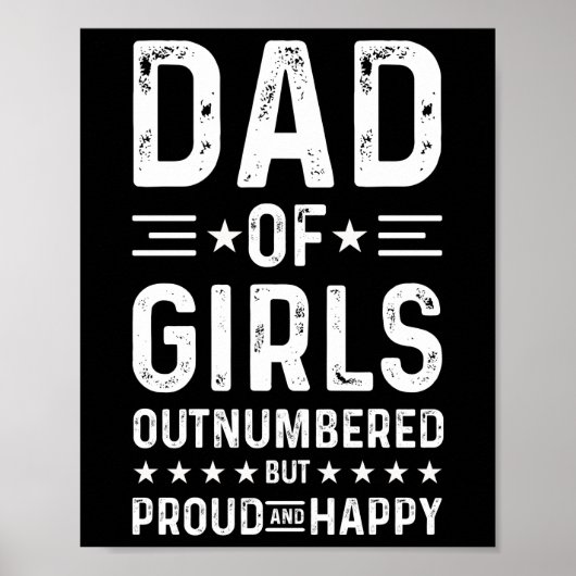 パパの女の子の数を超えた誇りを持ったが、幸せなパパ ポスター (正面)