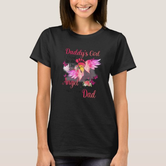 パパの女の子の私は彼のアングルだった Tシャツ (正面)