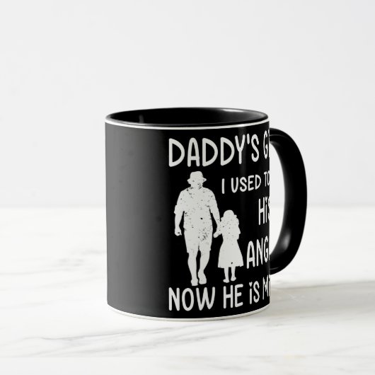 パパの女の子は今は天使だった マグカップ (正面右)