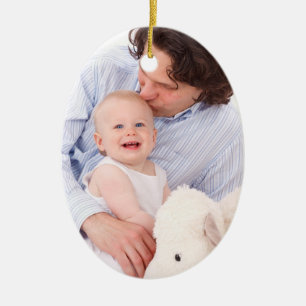 パパの女の子クリスマスオーナメント記念品 セラミックオーナメント