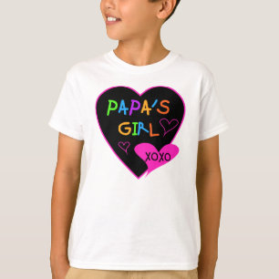 パパの女の子ティー、帽子、マグカップ、ボタン、衣類 Tシャツ