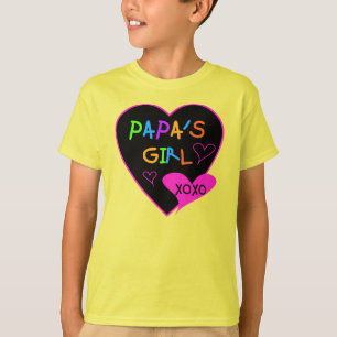 パパの女の子ティー、帽子、マグカップ、ボタン、衣類 Tシャツ