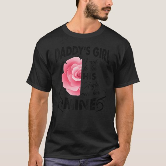 パパの女の子今は私の天使だった Tシャツ (正面)
