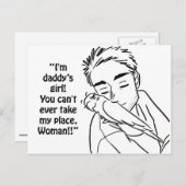 パパの女の子 ポストカード (正面/裏面)