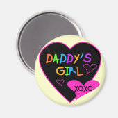 パパの女の子Tシャツ,マグカップ,枕,文房具 マグネット (正面/裏面)