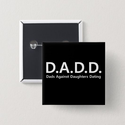パパの娘デートすることは父の日を支える 缶バッジ (正面&裏面)