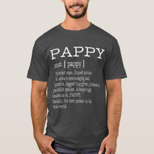 パパの定義のおじいちゃんとお父さんの日に男性を贈る Tシャツ