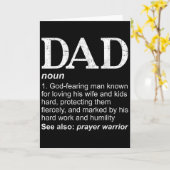 パパの定義 父の日のパパ キリスト教のパパ カード (黄色い花)