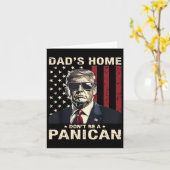 パパの家はパンカンではないおもしろいトランプ カード (黄色い花)