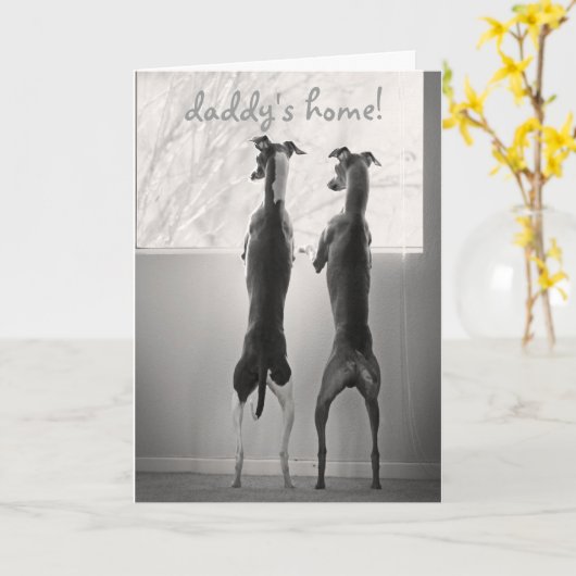 パパの家よ！ カード (黄色い花)