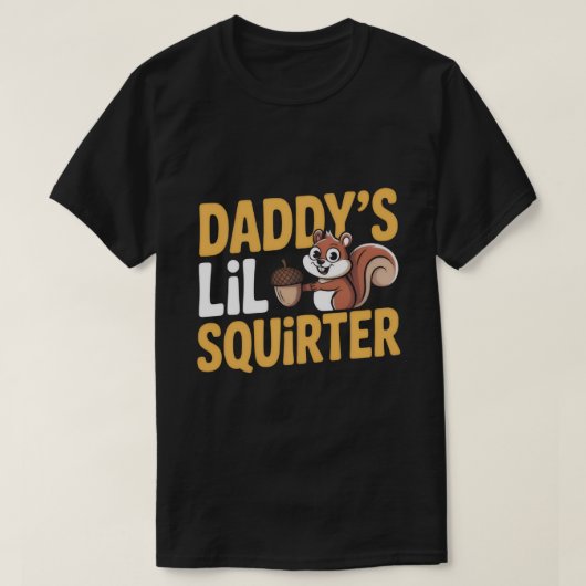 パパの小さいおしっこちゃんTシャツ Tシャツ (デザイン正面)
