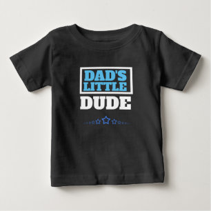 パパの小さい男のワイシャツ ベビーTシャツ