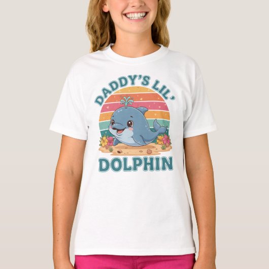 パパの小さなイルカちゃん Tシャツ (正面)