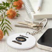 パパの小さなサイドキックのアクリルキーチェーン キーホルダー (正面右)