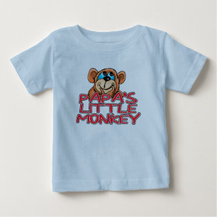 パパの小さなサル ベビーTシャツ