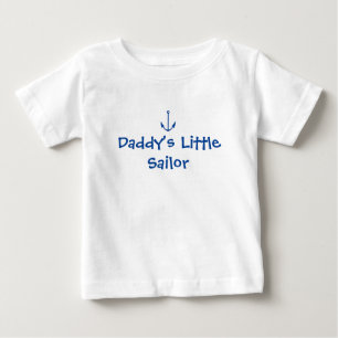 『パパの小さなセーラー』シャツ ベビーTシャツ