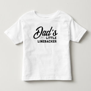 パパの小さなディフェンス アメリカンフットボール かわいい少年 トドラーTシャツ