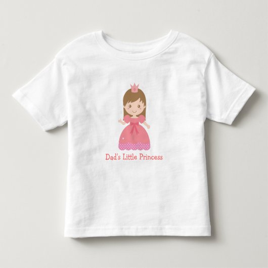 パパの小さなプリンセス トドラーTシャツ (正面)