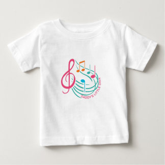 パパの小さなプリンセス ベビーTシャツ