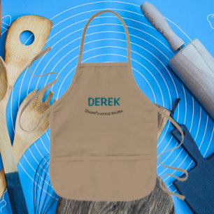 パパの小さなヘルパー子供の名前キッズエプロン 子供用エプロン