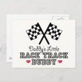 パパの小さなレーストラックバディ葉書 ポストカード (正面/裏面)