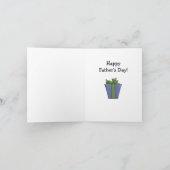 パパの小さな女の子のお父さんのデイカード カード (内部)