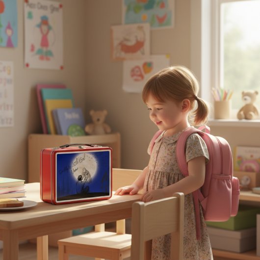 パパの小さな女の子-カスタムプレゼント メタルランチボックス