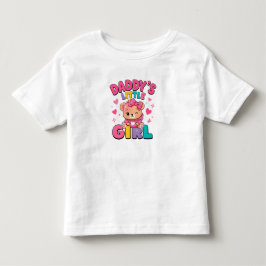 👧 パパの小さな娘ハートクォートトドラー服  トドラーTシャツ