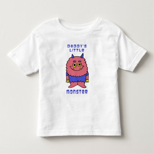 パパの小さな怪物 トドラーTシャツ (正面)