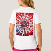 パパの小さな爆竹！USA 250 花火  Tシャツ (裏面)