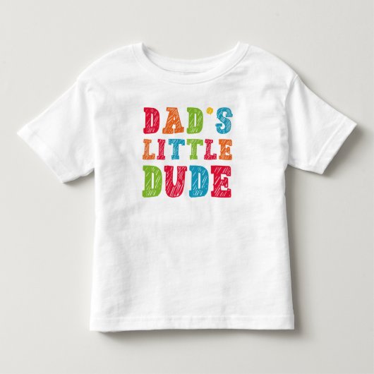 パパの小さな男の子 トドラーTシャツ (正面)