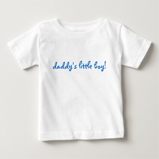 パパの小さな男の子！ ベビーTシャツ (正面)