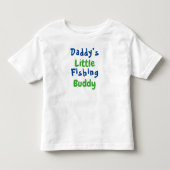 パパの小さな釣り仲間 トドラーTシャツ (正面)