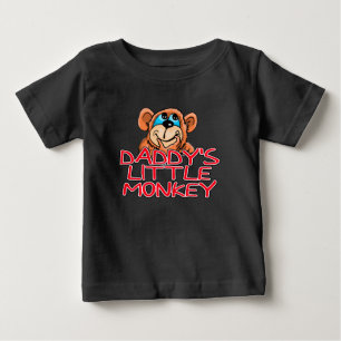 パパの小猿 ベビーTシャツ