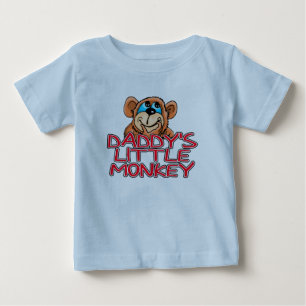 パパの小猿 ベビーTシャツ