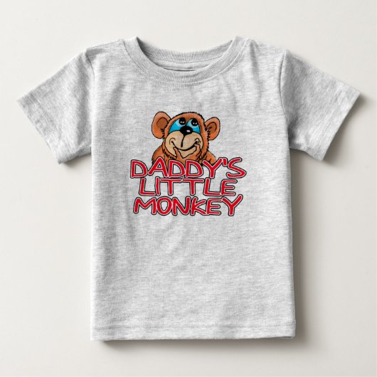 パパの小猿 ベビーTシャツ (正面)