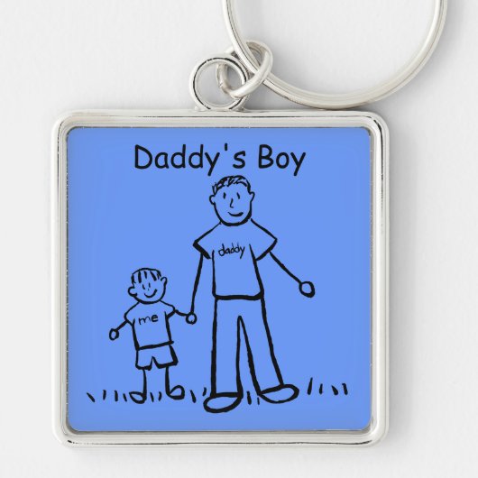 パパの少年キーチェカスタマイズーン(Daddy's Boy Keychain) キーホルダー (正面)