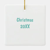 「パパの少年」ロボットデザイン セラミックオーナメント (裏面)