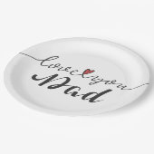 パパの幸せな父の日|の紙皿愛して下さい ペーパープレート (アングル)